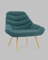 Кресло Олби Страйпс тёмно-бирюзовый УТ000040102 Stool Group Кресло Олби Страйпс тёмно-бирюзовый УТ000040102 Stool Group